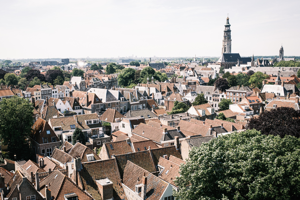Oostkerk in Middelburg. Beklim de kerkkoepel. Foto: Tim Bilman