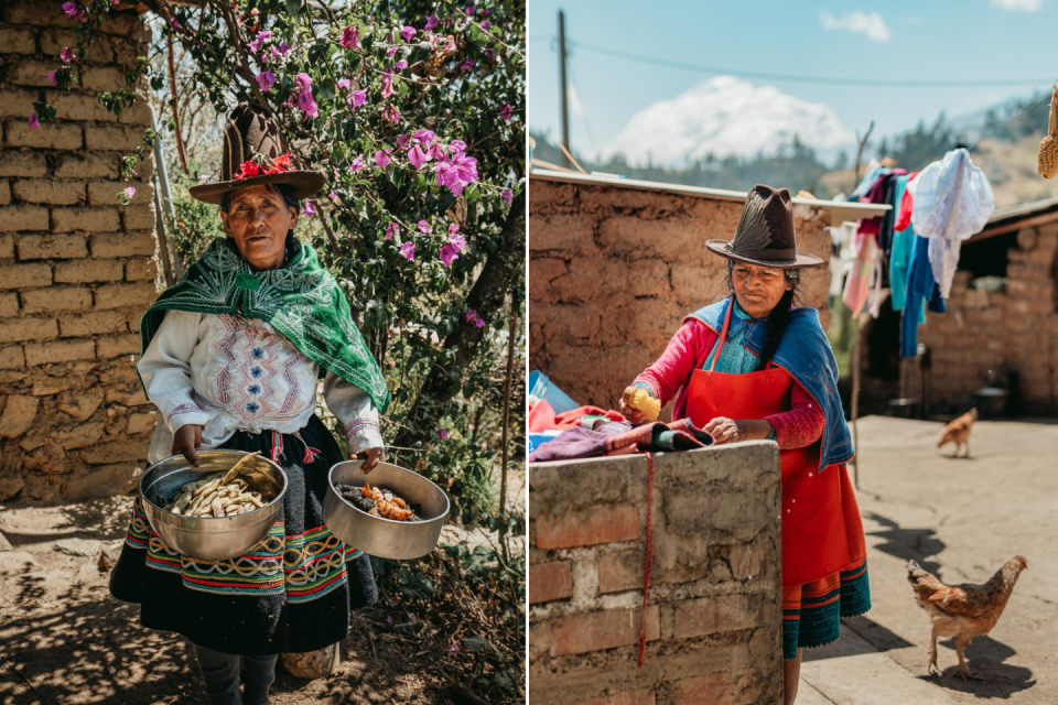 Traditioneel geklede vrouwen. Foto: Björn Snelders